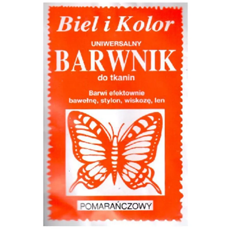 Barwnik do tkanin pomarańczowy 10 g