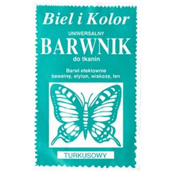 Barwnik do tkanin turkus 10 g