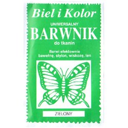 Barwnik do tkanin zielony 10 g
