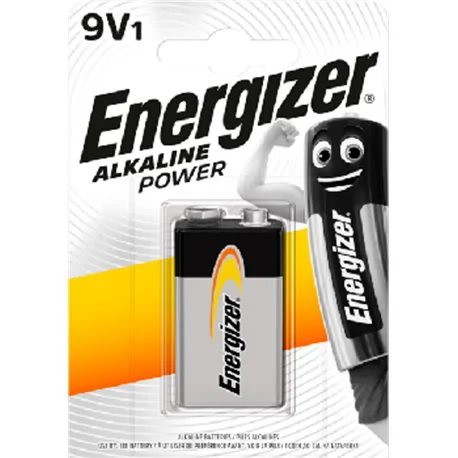 Baterie Alkaliczne Energizer Power Alkaline 9V