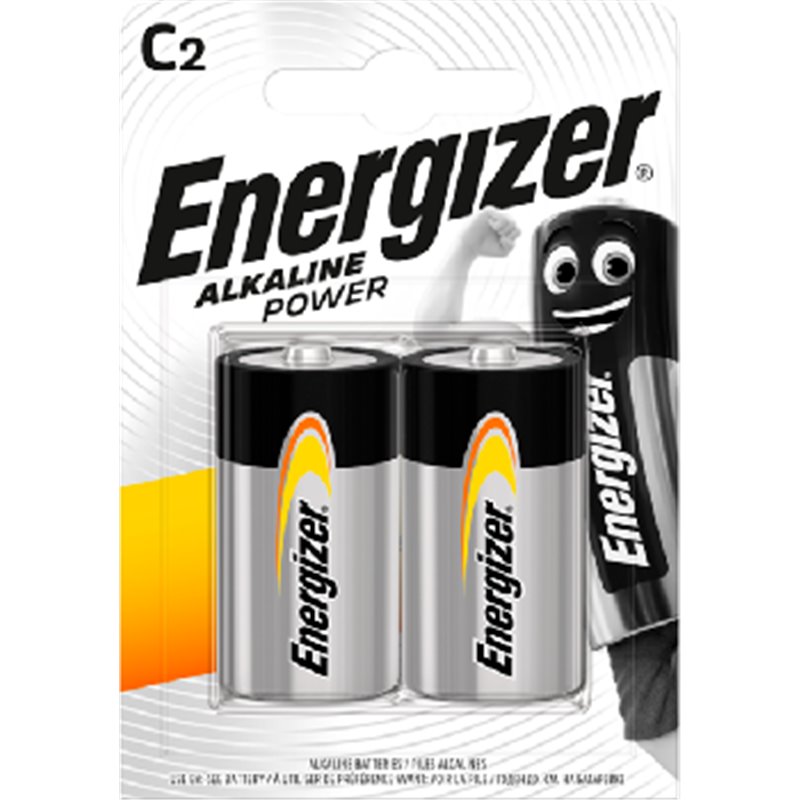 Baterie Alkaliczne Energizer Power Alkaline C/2 LR14