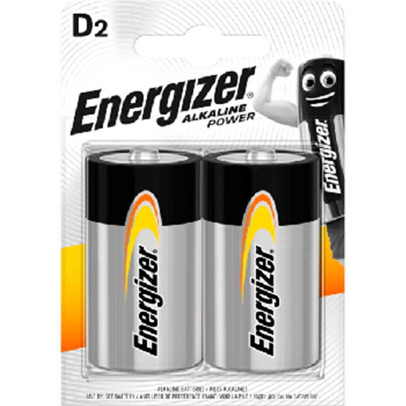 Baterie Alkaliczne Energizer Power Alkaline D/2