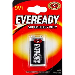 Baterie Eveready Super Heavy Duty 9v 6F22 /1 szt.