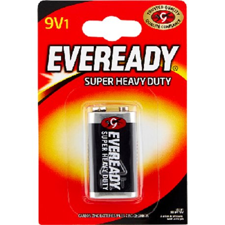 Baterie Eveready Super Heavy Duty 9v 6F22 /1 szt.