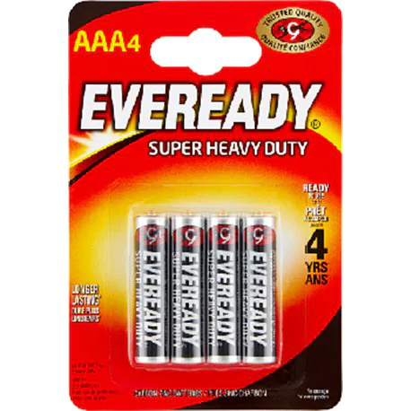 Baterie Eveready Super Heavy Duty AAA R3 /4 szt.