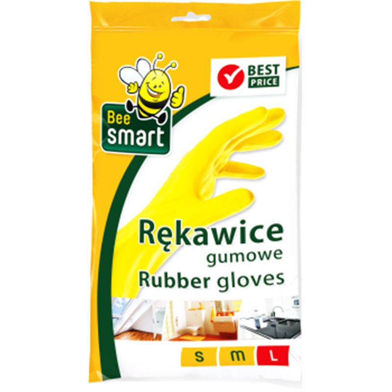 Bee Smart rękawice gumowe L