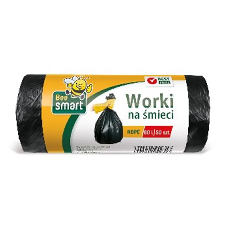 Bee Smart worki na śmieci LDPE 60l 50 szt 