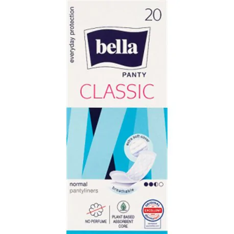 Bella Panty Classic Wkładki higieniczne 20 sztuk