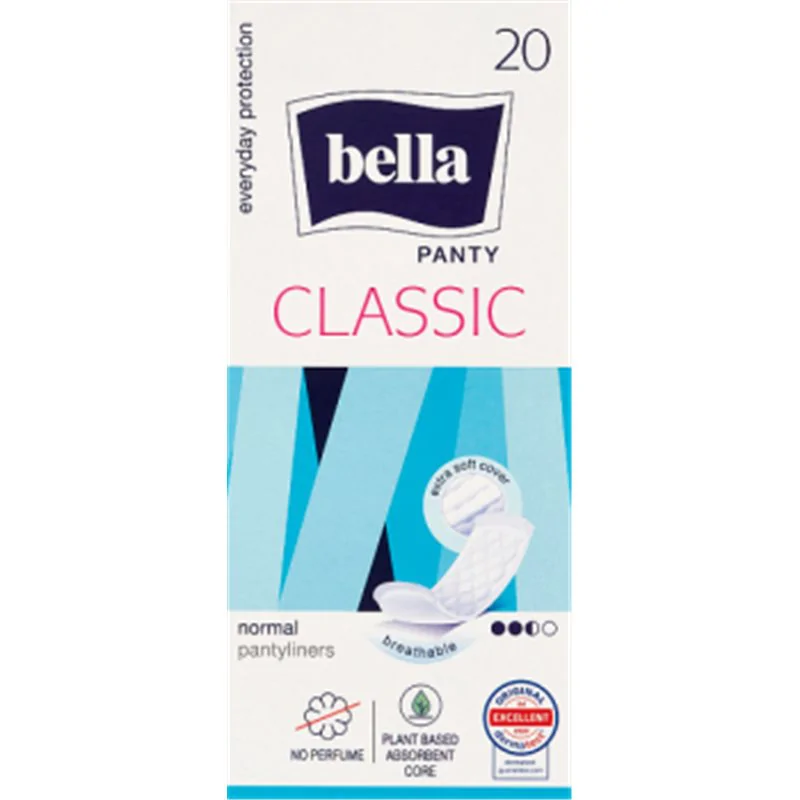 Bella Panty Classic Wkładki higieniczne 20 sztuk