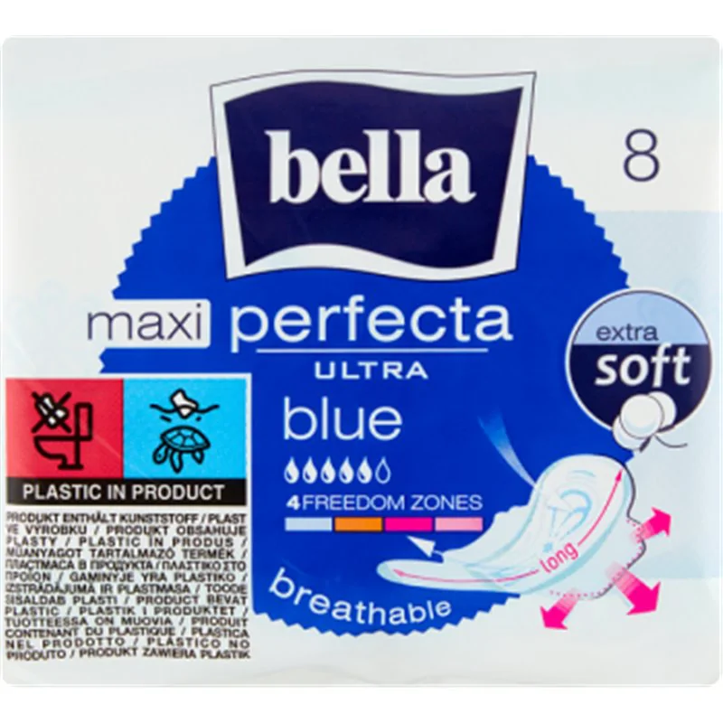 Bella Perfecta Ultra Maxi Blue Podpaski higieniczne 8 sztuk