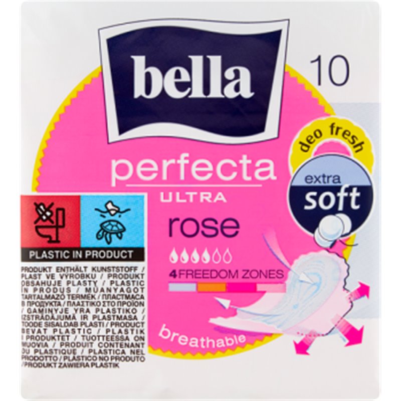 Bella Perfecta Ultra Rose Podpaski higieniczne 10 sztuk