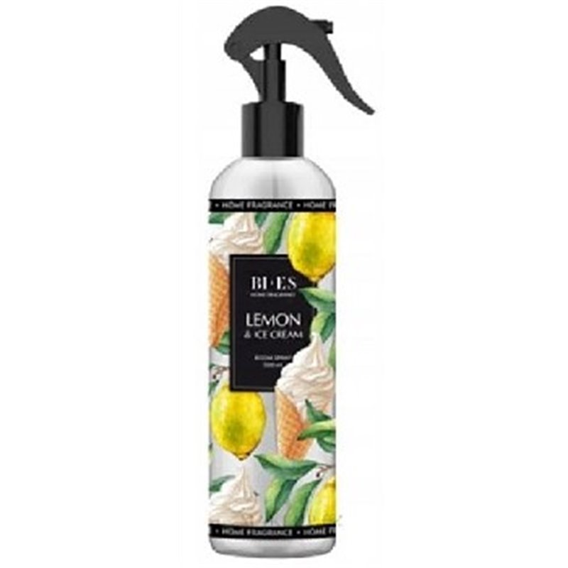 Bi-es Home Fragrance Room odświeżacz spray Lemon & Ice Cream 500ml