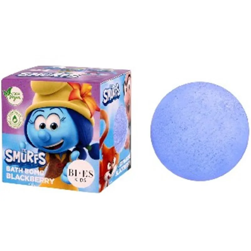 Bi-es Kula Kąpielowa Musująca The Smurfs Jeżyna 165G