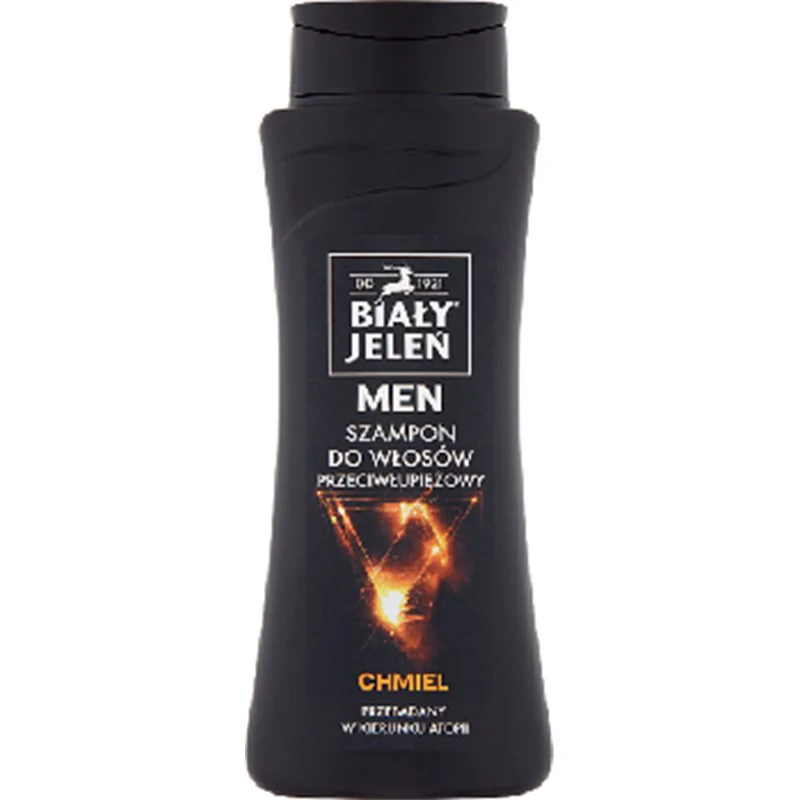 Biały Jeleń for Men Hipoalergiczny szampon do włosów ekstrakt z chmielu 300 ml