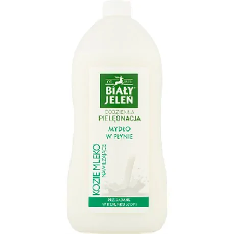 Biały Jeleń Hipoalergiczne mydło w płynie nawilżające kozie mleko 1 l
