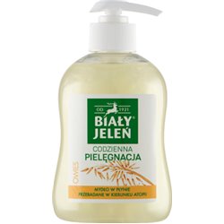 Biały Jeleń Hipoalergiczne mydło w płynie premium nawilżający owies 300 ml
