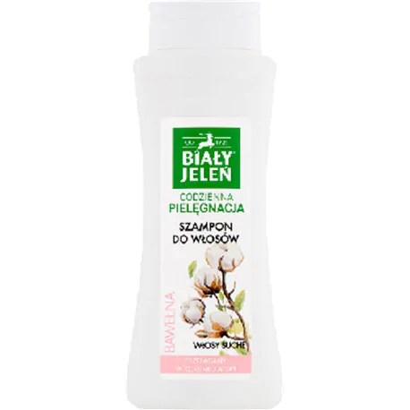 Biały Jeleń Hipoalergiczny szampon do włosów czysta bawełna 300 ml