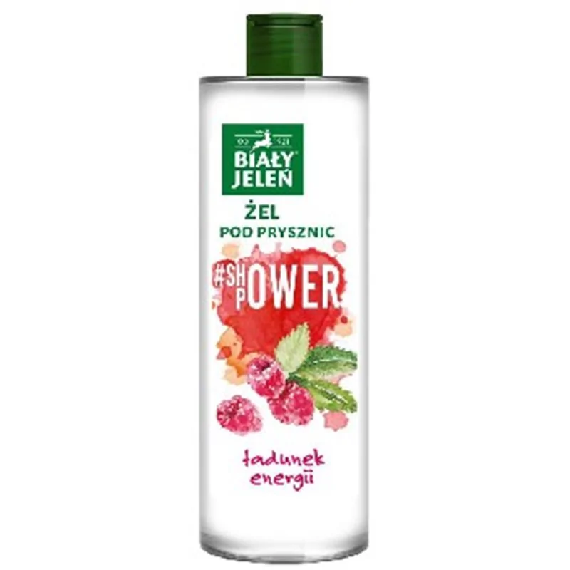 Biały Jeleń Żel pod Prysznic Shower Power Malina 400ml