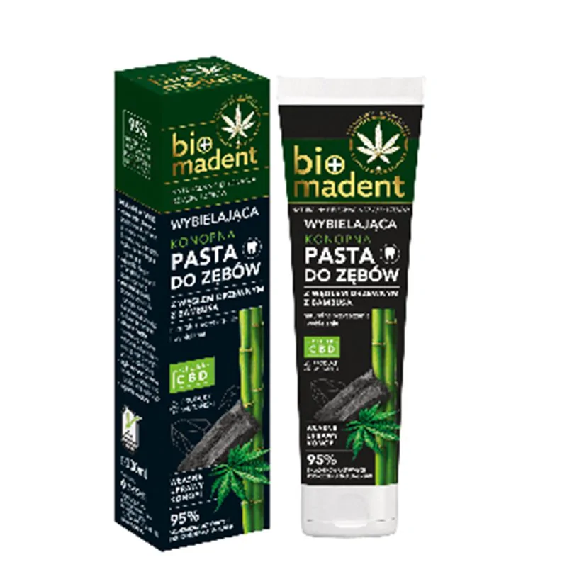 Bio Madent Konopna pasta do zębów wybielająca 100ml