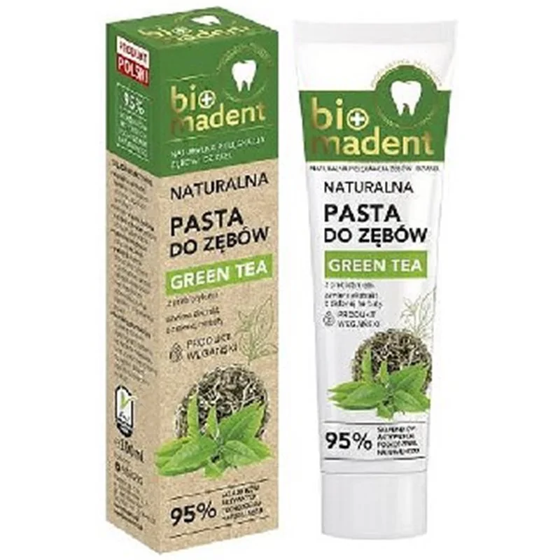 Bio Madent naturalna pasta do zębów Green Tea 100ml