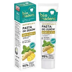 Bio Madent odświeżająca pasta do zębów Imbir Mięta 100ml