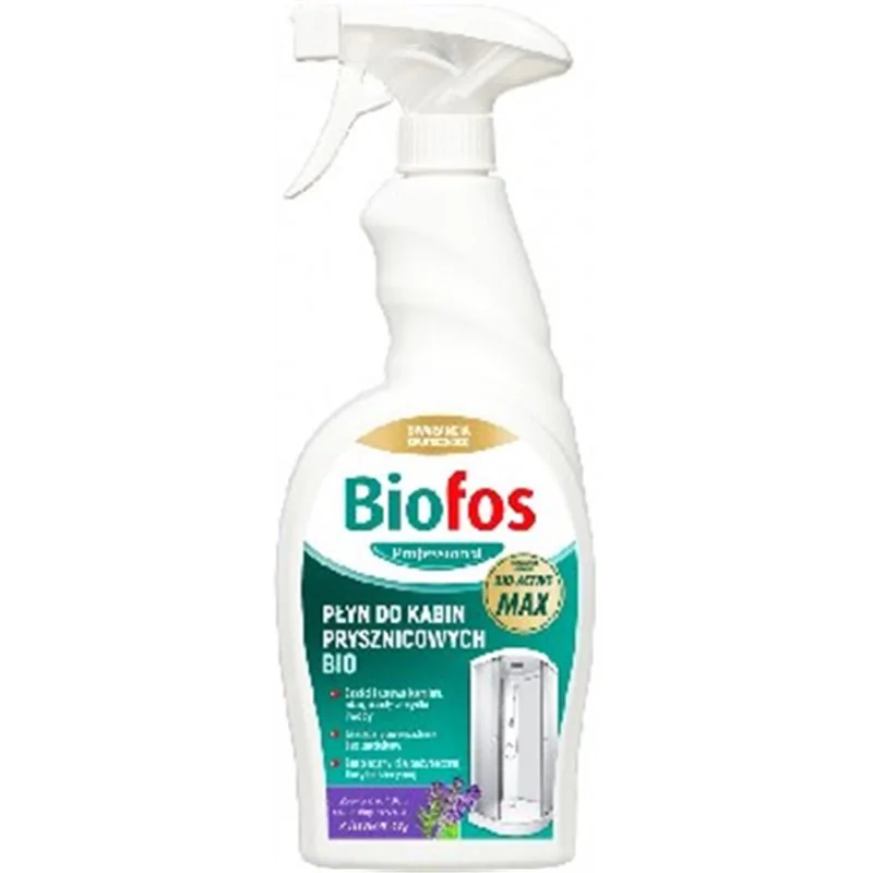 Biofos płyn do kabin prysznicowych 750ml