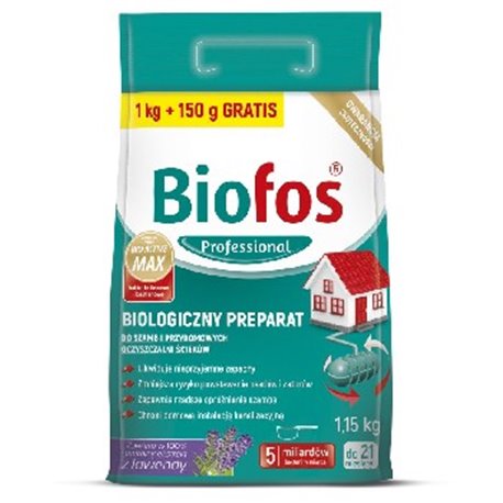 Biofos Professional proszek do szamb i oczyszczalni 1,15kg
