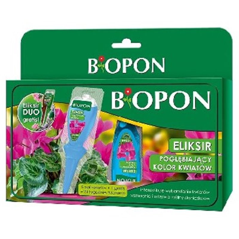 Biopon eliksir pogłębiający kolor kwiatów 35ml 5+1 gratis Biopon eliksir pogłębiający kolor kwiatów 35ml 5+1 gratis