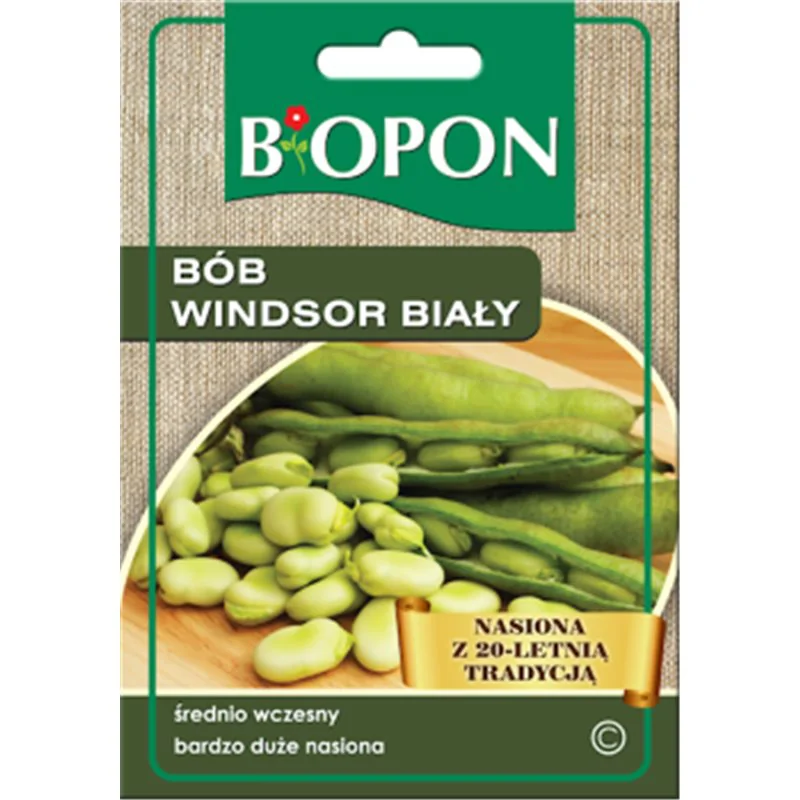 Biopon nasiona bób windsor biały 30g