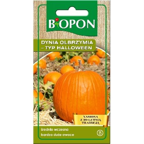 Biopon nasiona dynia olbrzymia, typ Halloween 3g