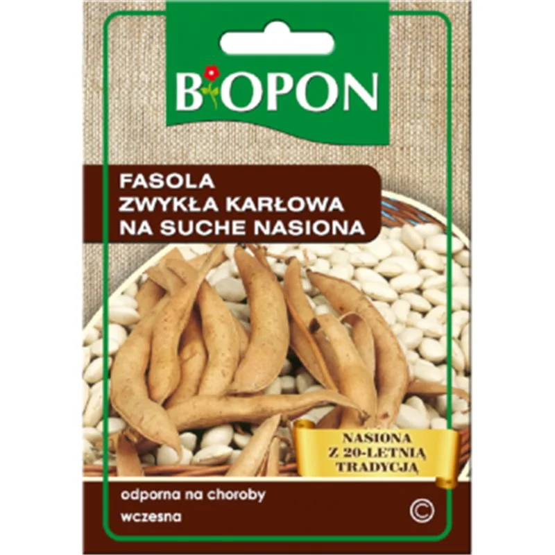 Biopon nasiona fasola zwykła karłowa Aura 35g