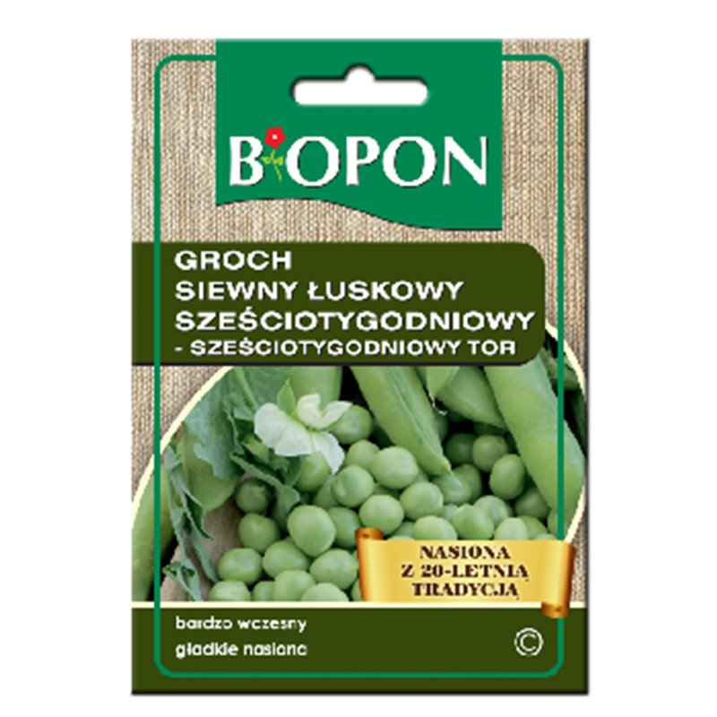 Biopon nasiona groch siewny łuskowy sześciotygodniowy 40g