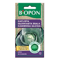 Biopon nasiona kapusta głowiasta biała kamienna głowa 2g