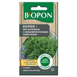 Biopon nasiona koper do kiszenia i konserwowania ogorków 4g