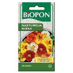 Biopon nasiona Nasturcja niska mieszanka 5g