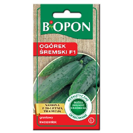 Biopon nasiona ogórek śremski F1 4g