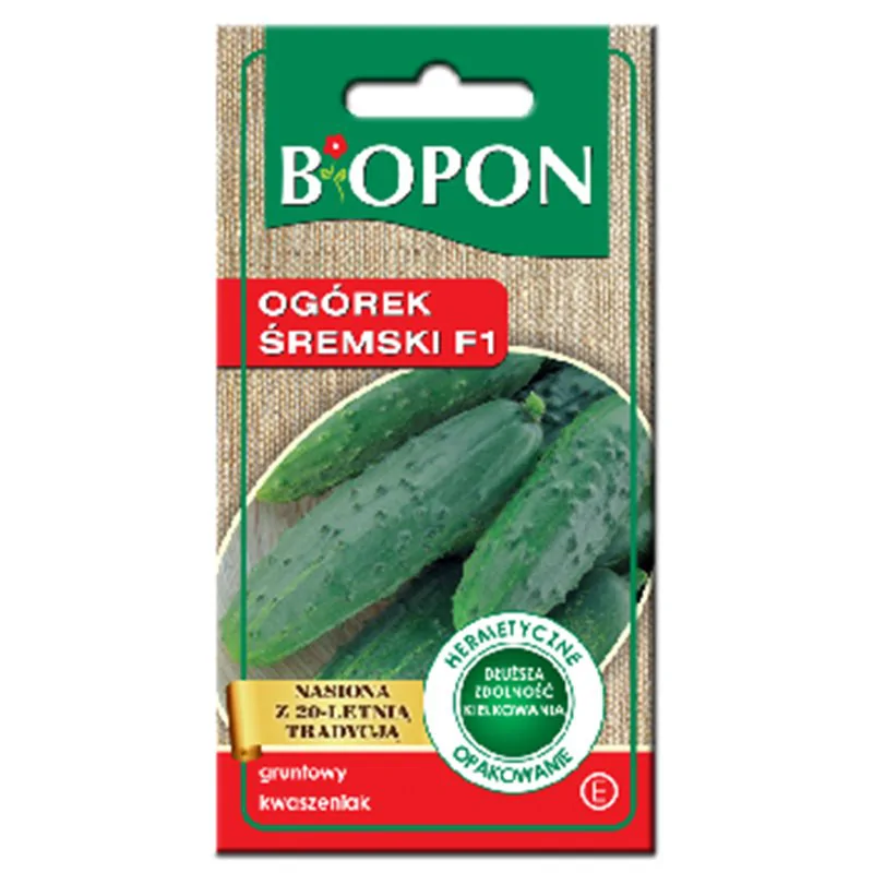 Biopon nasiona ogórek śremski F1 4g