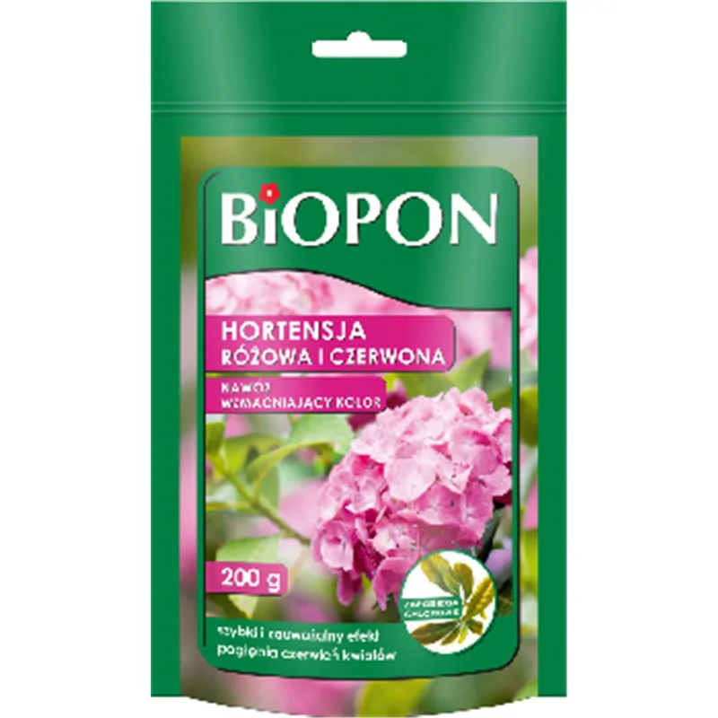 Biopon nawóz barwiący hortensja różowa 200g