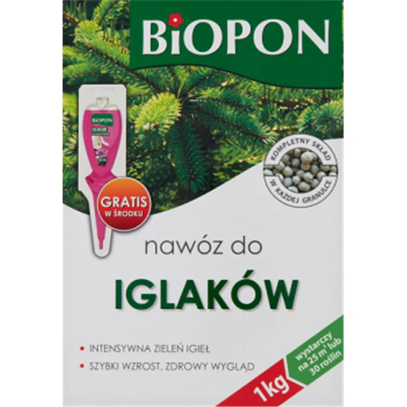 Biopon nawóz do iglakow granulat 1kg