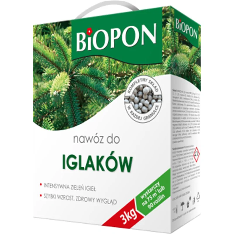 Biopon nawóz do iglaków granulat 3kg