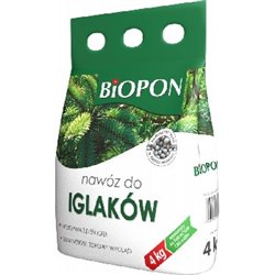 Biopon nawóz do iglaków granulat 4kg worek