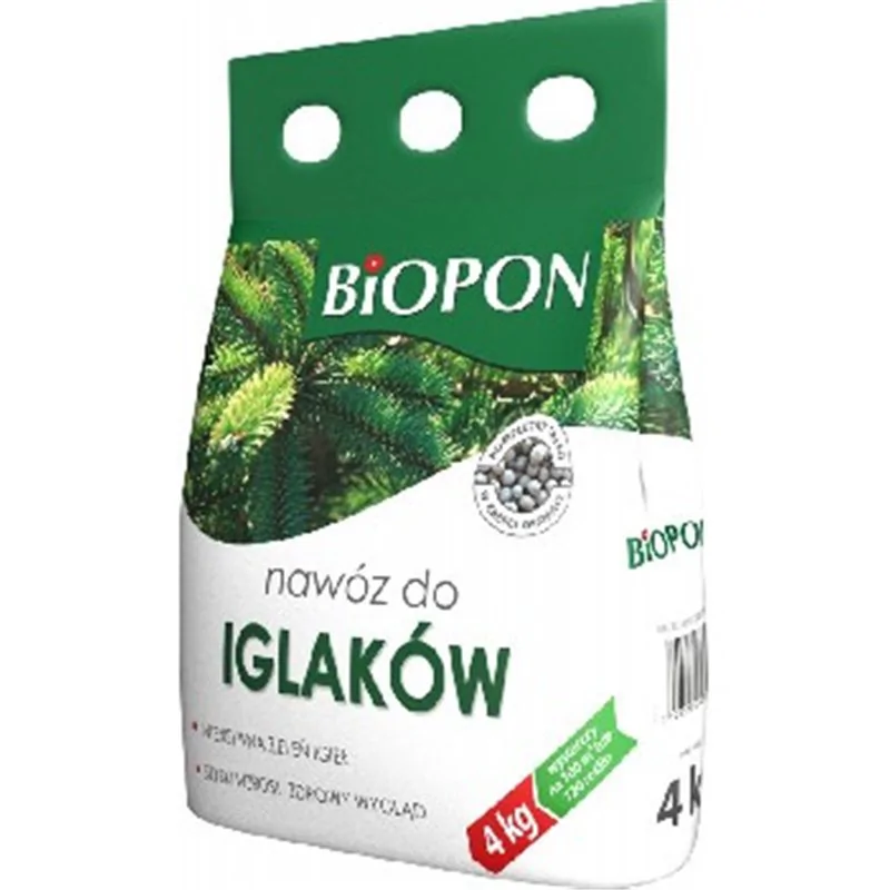 Biopon nawóz do iglaków granulat 4kg worek