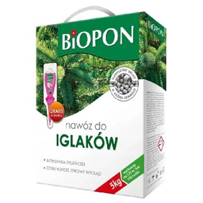 Biopon nawóz do iglaków granulat 5kg