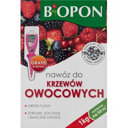 Biopon nawóz do krzewów owocowych granulat 1kg