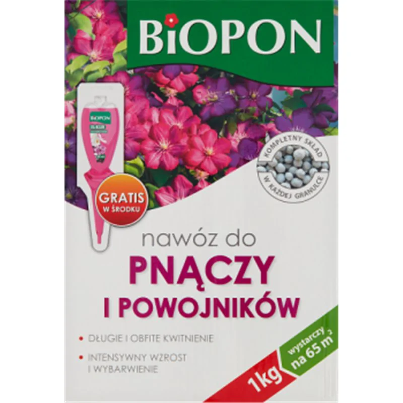 Biopon nawóz do pnączy i powojników granulat 1kg