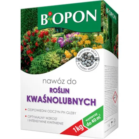 Biopon nawóz do roślin kwaśnolubnych granulat 1kg