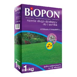 Biopon nawóz do trawnika długo działający 1kg