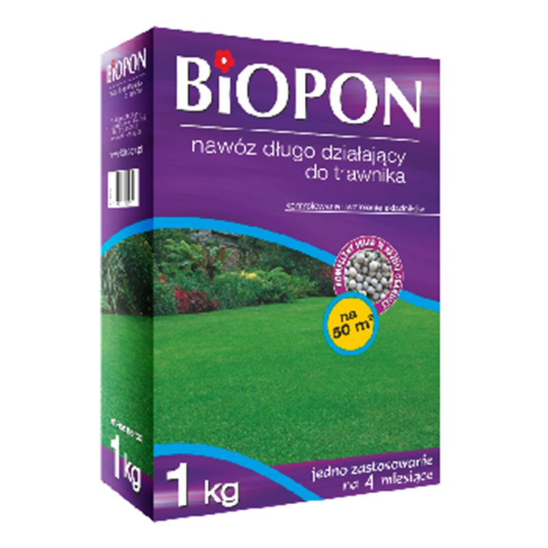 Biopon nawóz do trawnika długo działający 1kg