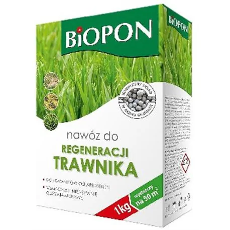 Biopon nawóz do trawnika regeneracja granulat 1kg