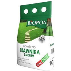 Biopon nawóz do trawnika z mchem granulat 10kg